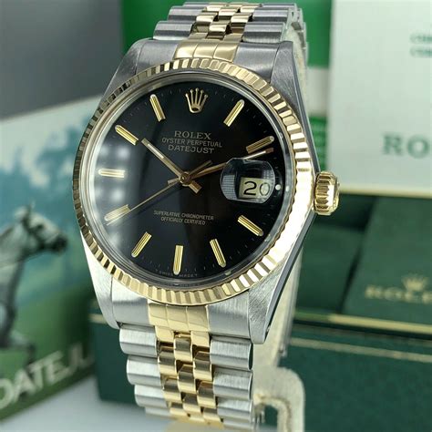 rolex datejust acciaio 1986|rolex model 16013 year.